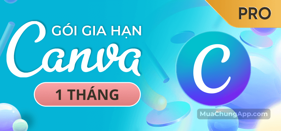 Nâng cấp Canva Pro 1 tháng