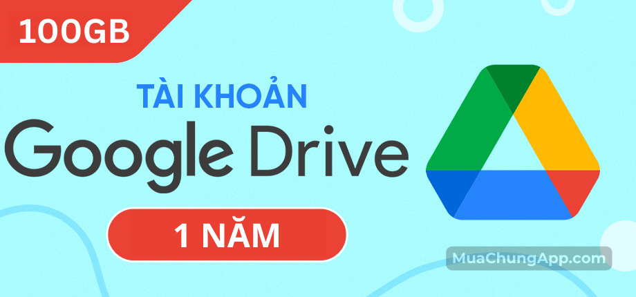 Nâng cấp Google One 100 GB 1 năm