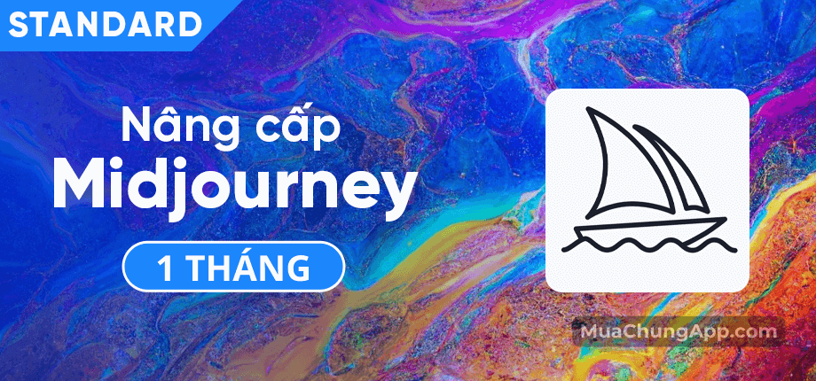 Midjourney Standard dùng chung 1 tháng (tặng YouTube Premium 1 tháng)